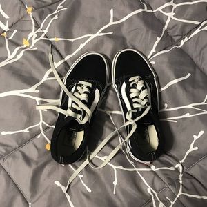 black old school vans